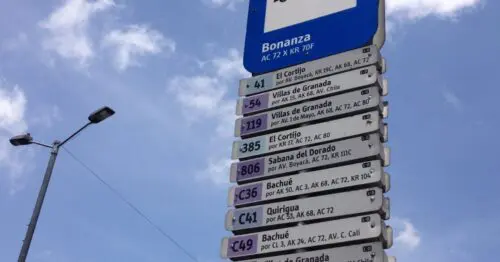 PARADERO SITP BARRIO BONANZA  116A04